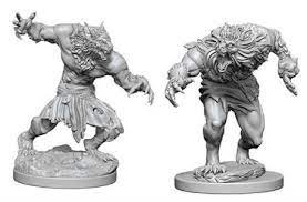 D&D Nolzurs Marvelous Unpainted Miniatures Werewolves on Sale