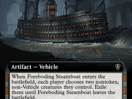 Foreboding Steamboat (Extended Art) [Murders at Karlov Manor Commander] Supply