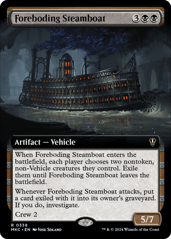 Foreboding Steamboat (Extended Art) [Murders at Karlov Manor Commander] Supply