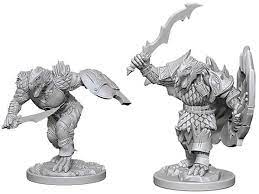 D&D Nolzurs Marvelous Unpainted Miniatures Dragonborn Fighter Cheap