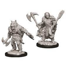 D&D Nolzurs Marvelous Unpainted Miniatures Half-Orc Barbarian Male Cheap