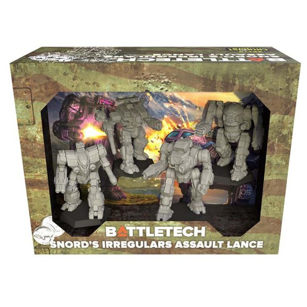 Battletech: Snord s Irregulars Assault Lance Pack Discount