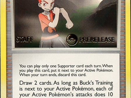 Buck s Training (130 146) (Staff Prerelease Promo) [Diamond & Pearl: Legends Awakened] Online Hot Sale