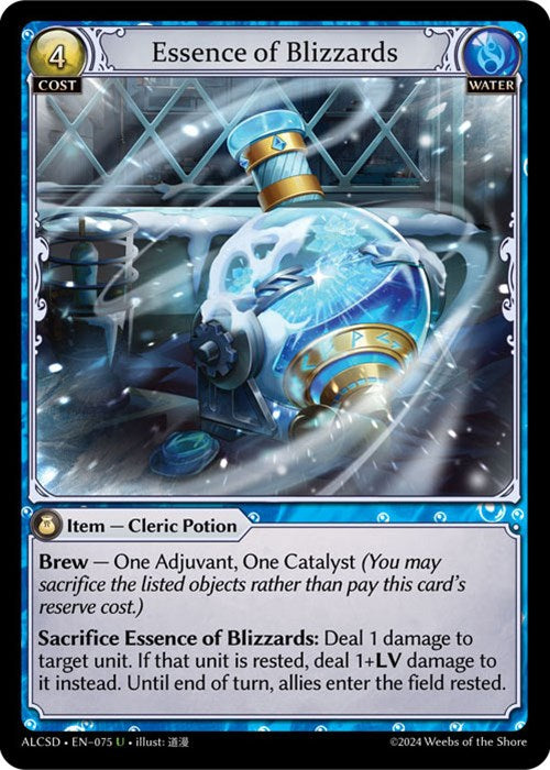 Essence of Blizzards (75) [Alchemical Revolution: Starter Decks] Cheap