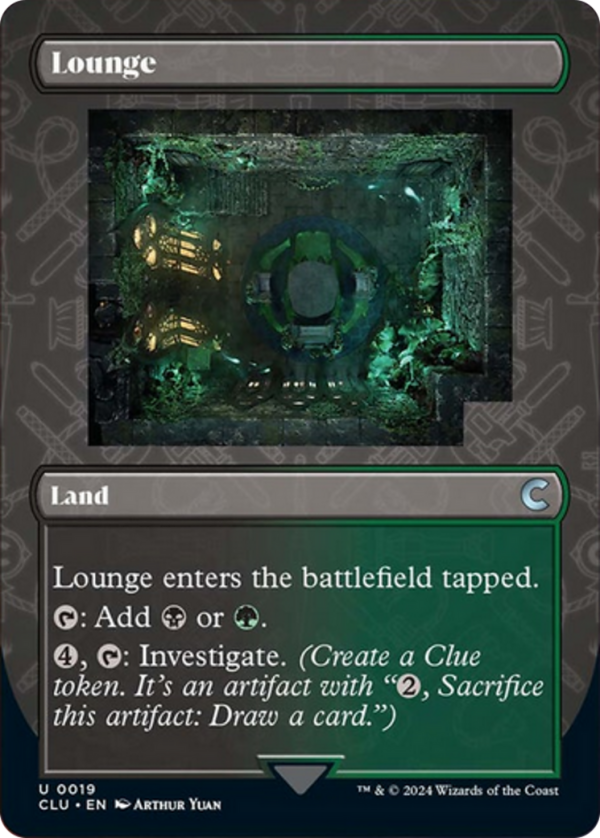 Lounge (Borderless) [Ravnica: Clue Edition] For Discount