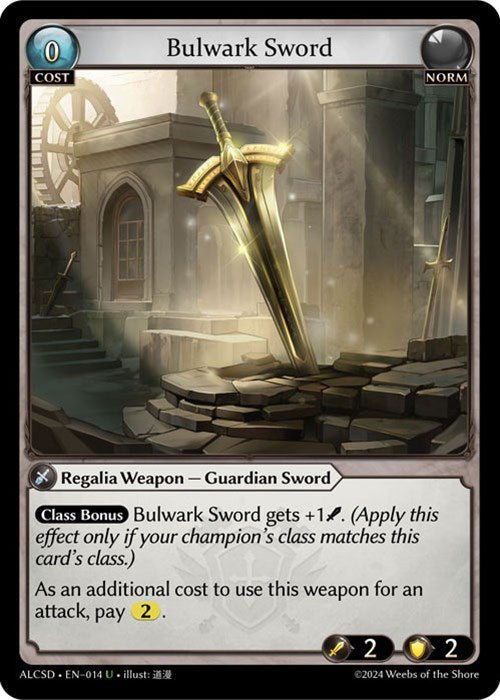 Bulwark Sword (14) [Alchemical Revolution: Starter Decks] Discount