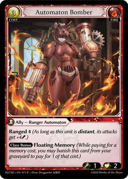 Automaton Bomber (71) [Alchemical Revolution: Starter Decks] Supply